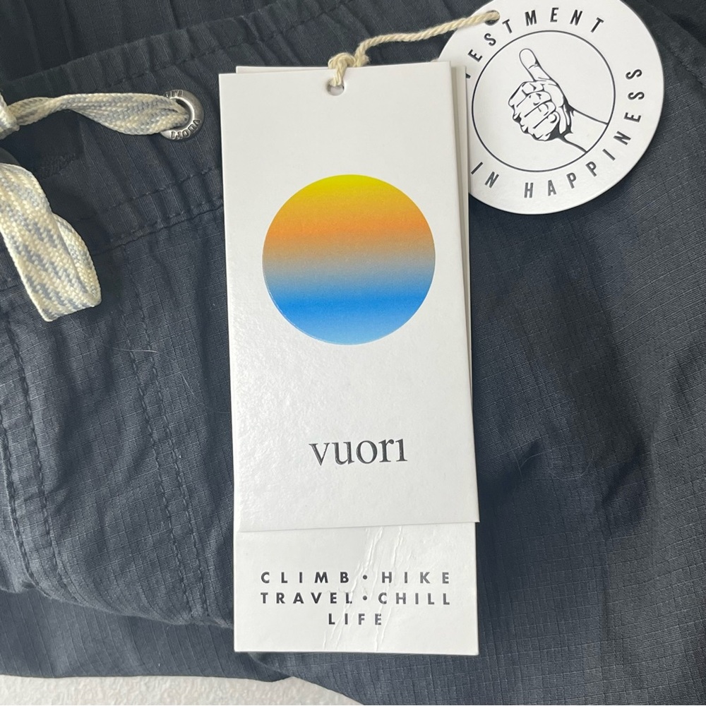 VUORI NWT WOMEN’S RIPSTOP PANTS HIKING CHARCOAL GRAY SMALL MEDIUM LARGE - Picture 7 of 15